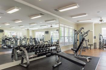 Modern fitness center